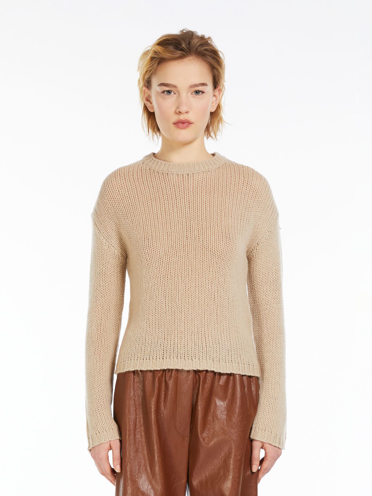 Cashmere crew-neck sweater