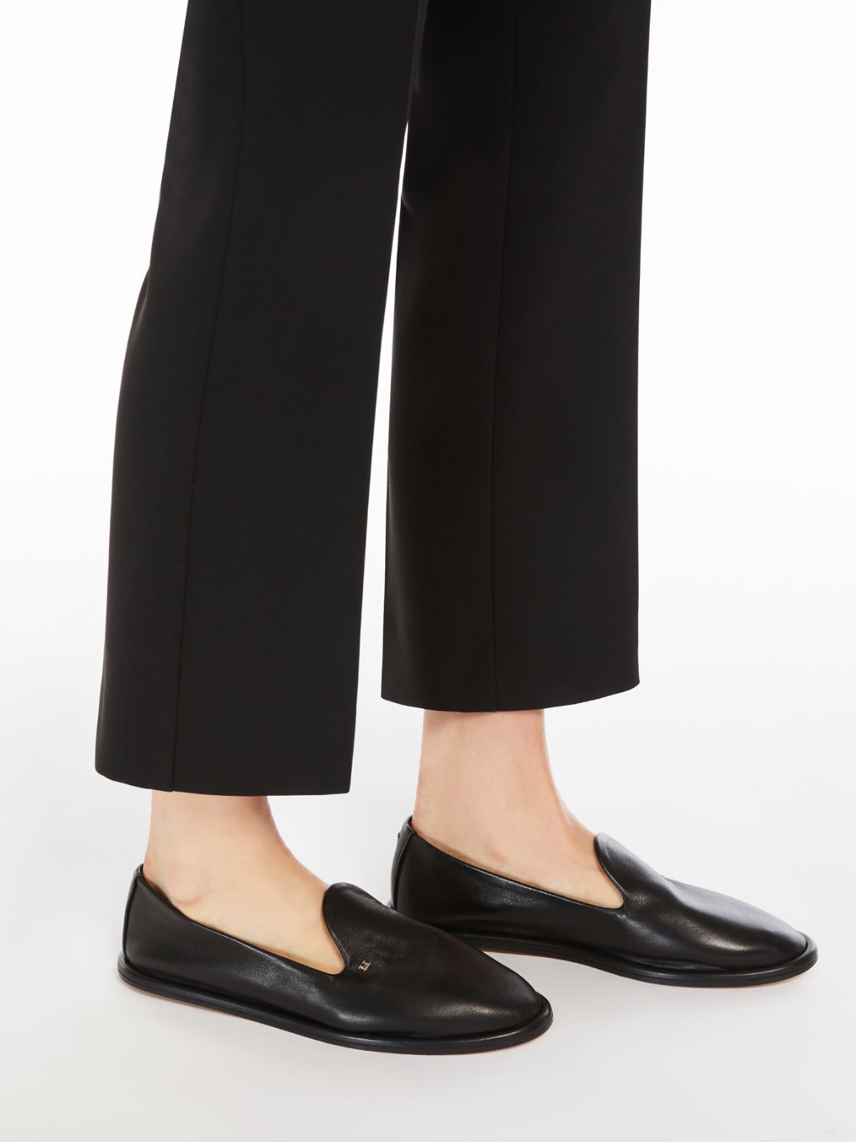 Nappa leather slip-ons