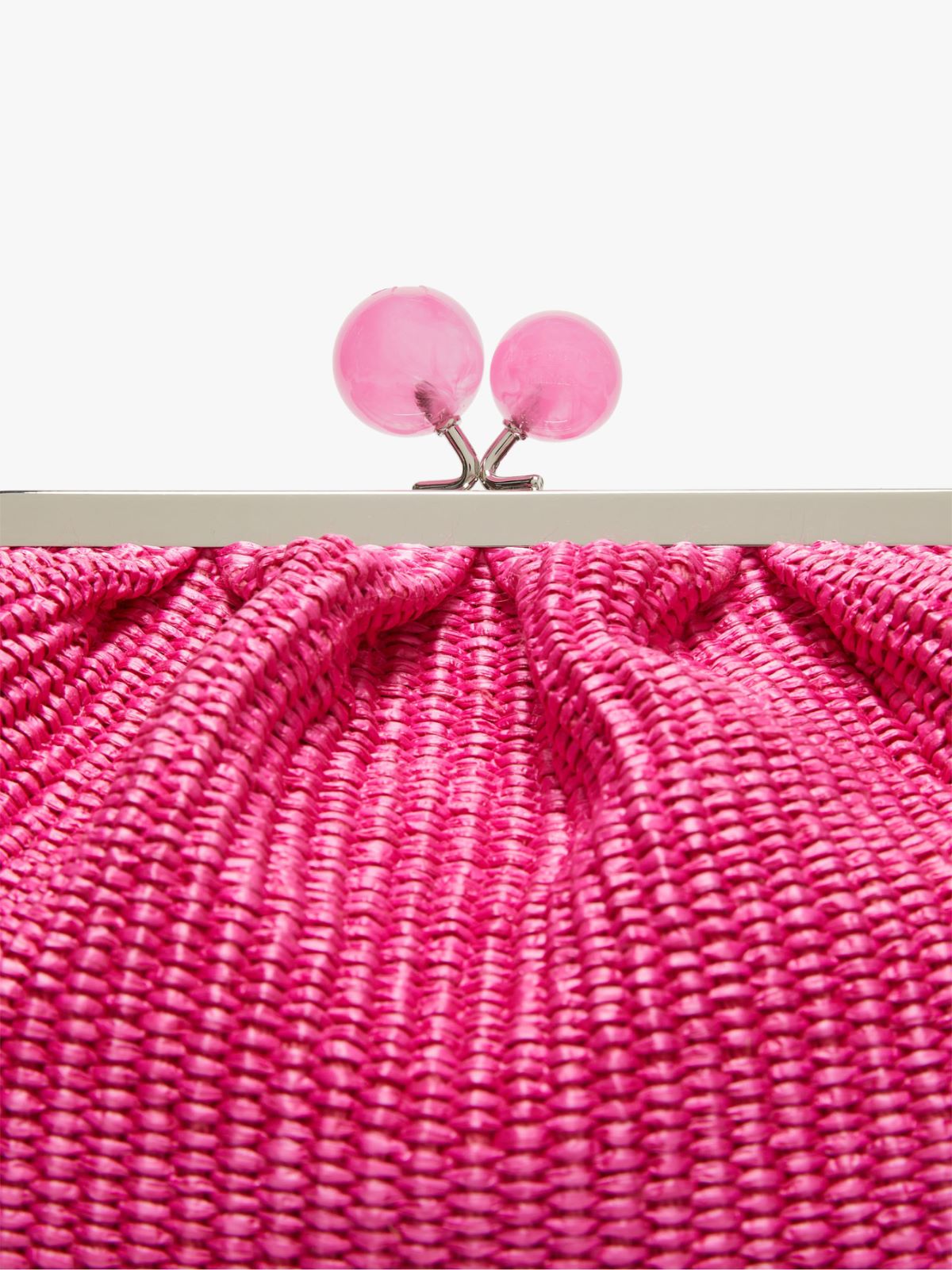 Medium raffia-look Pasticcino Bag