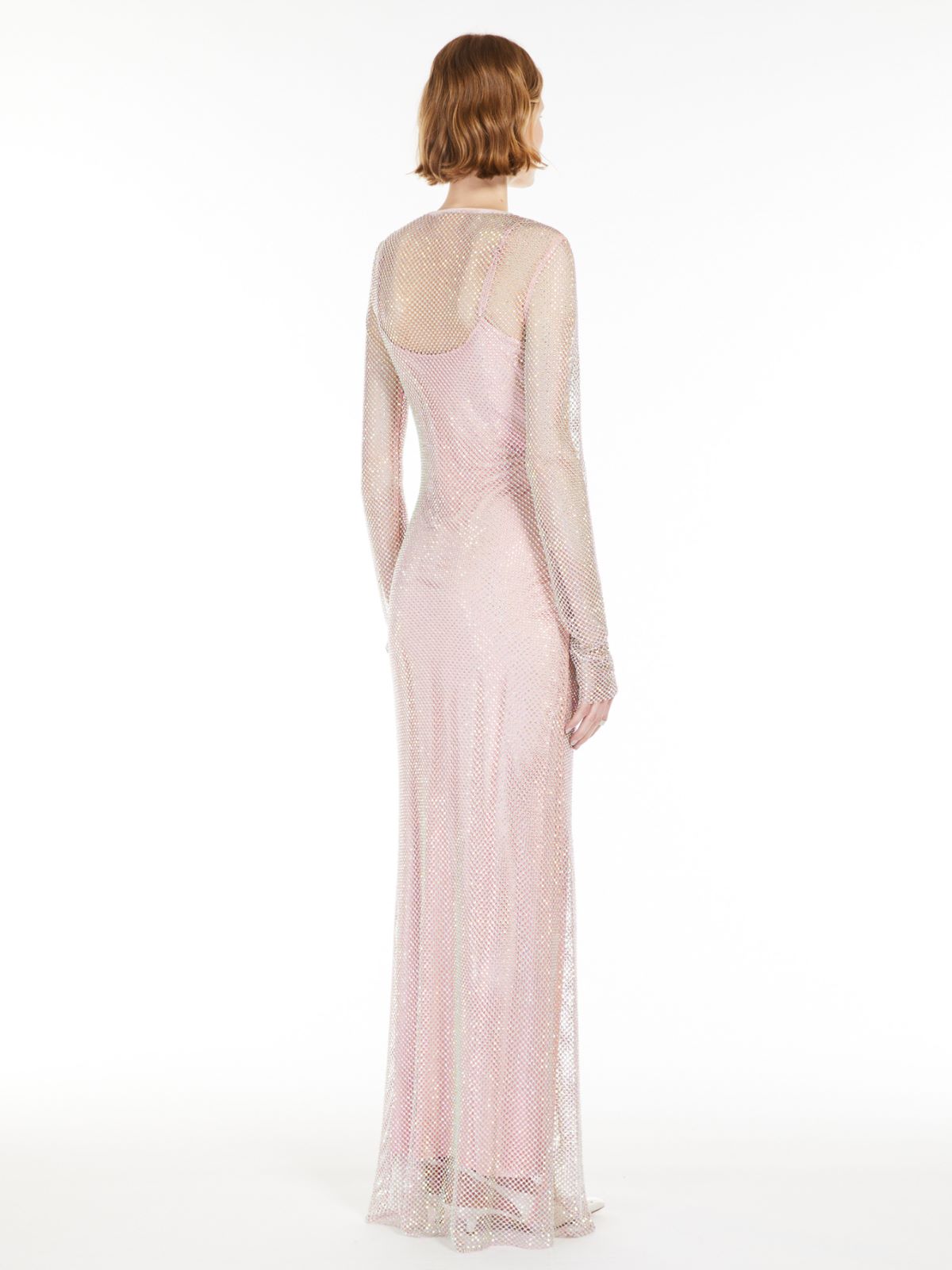 Rhinestone tulle dress