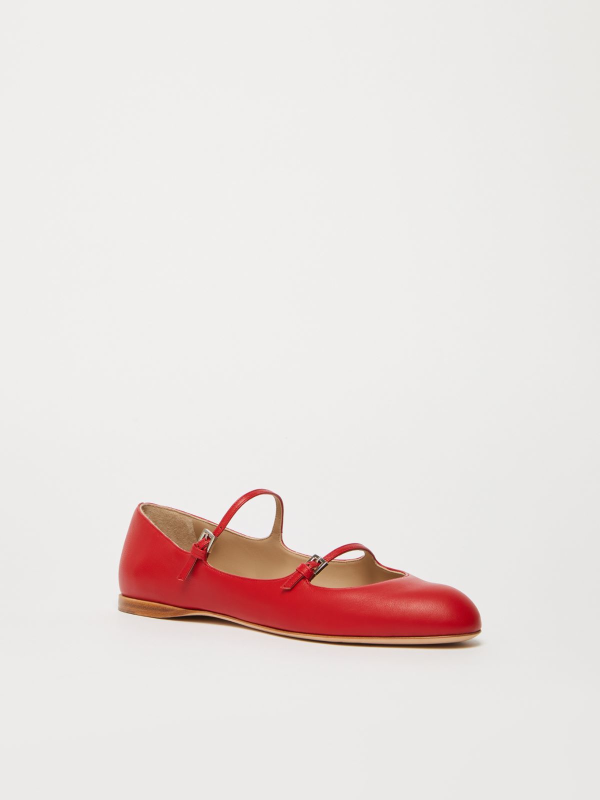 Nappa leather ballet flats