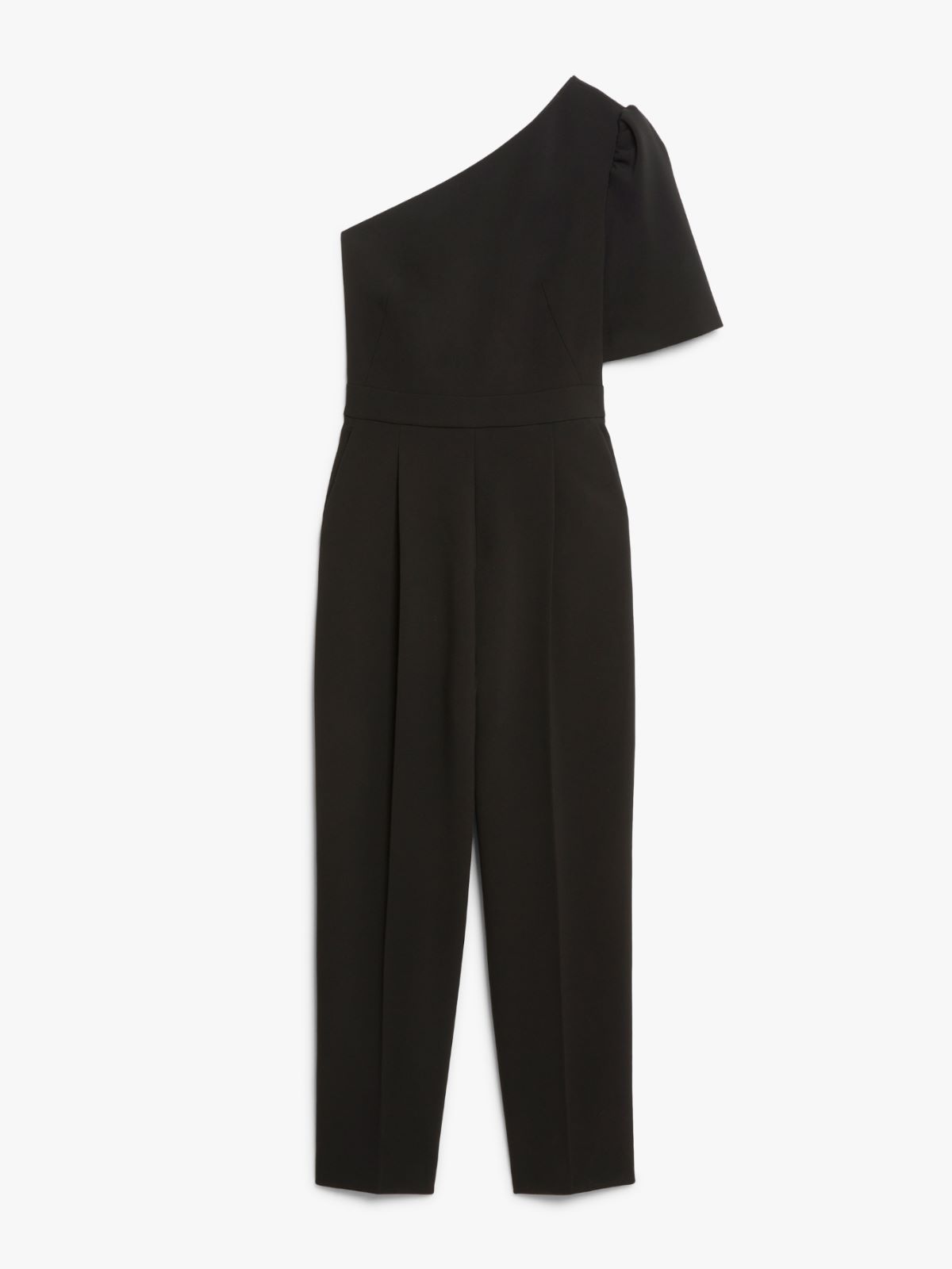 One-shoulder cady jumpsuit