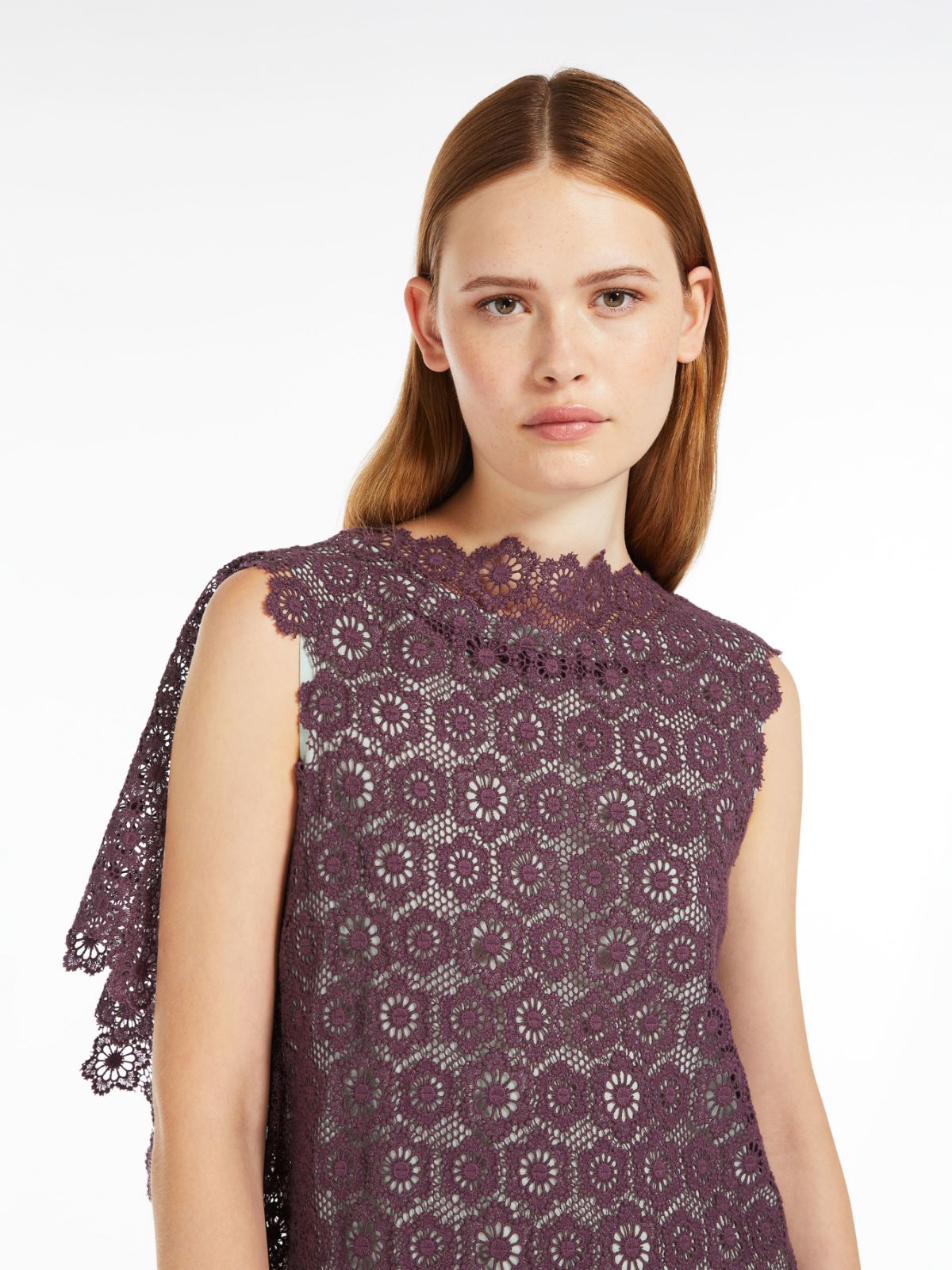Macramé lace dress