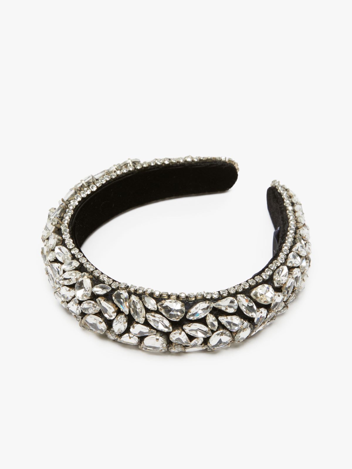 Bead and rhinestone headband