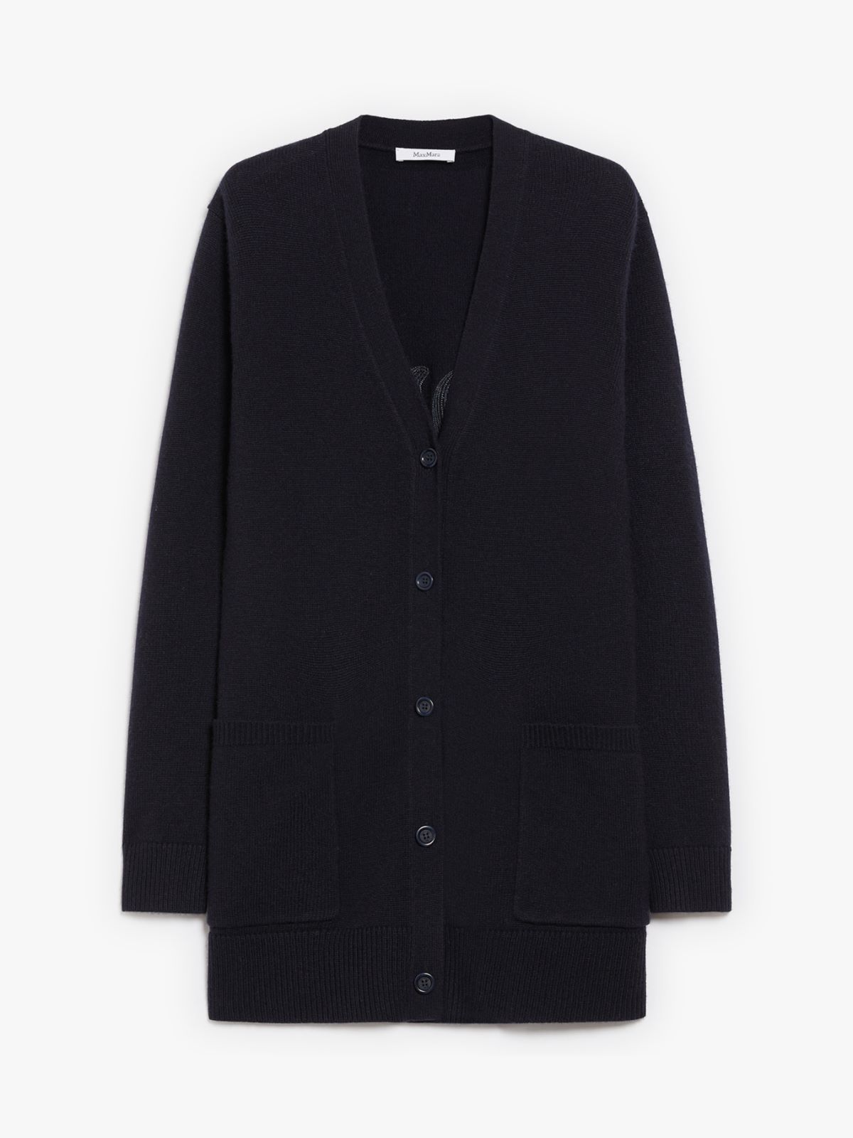 Wool and cashmere cardigan with sequins