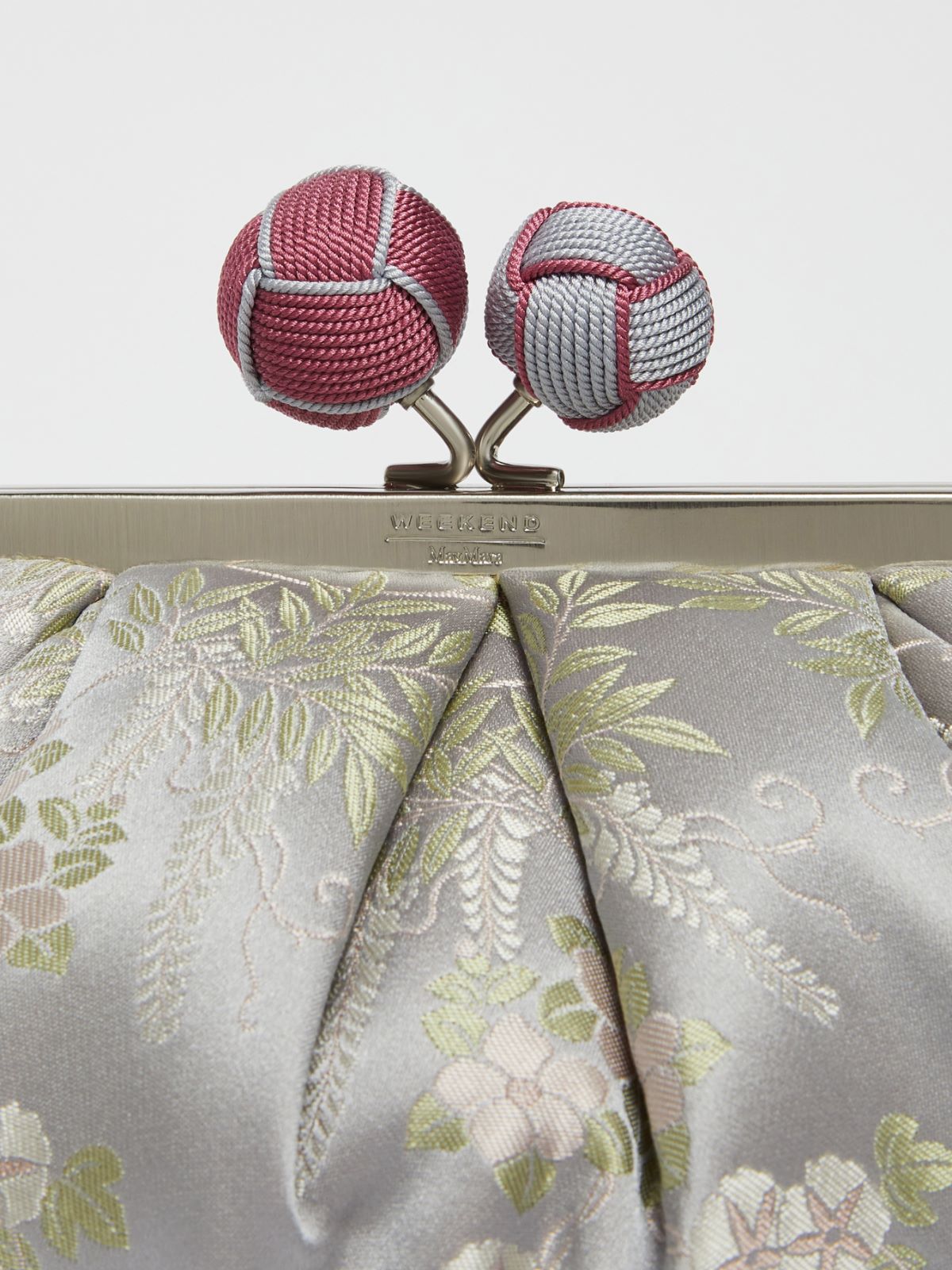 Small jacquard silk Pasticcino Bag