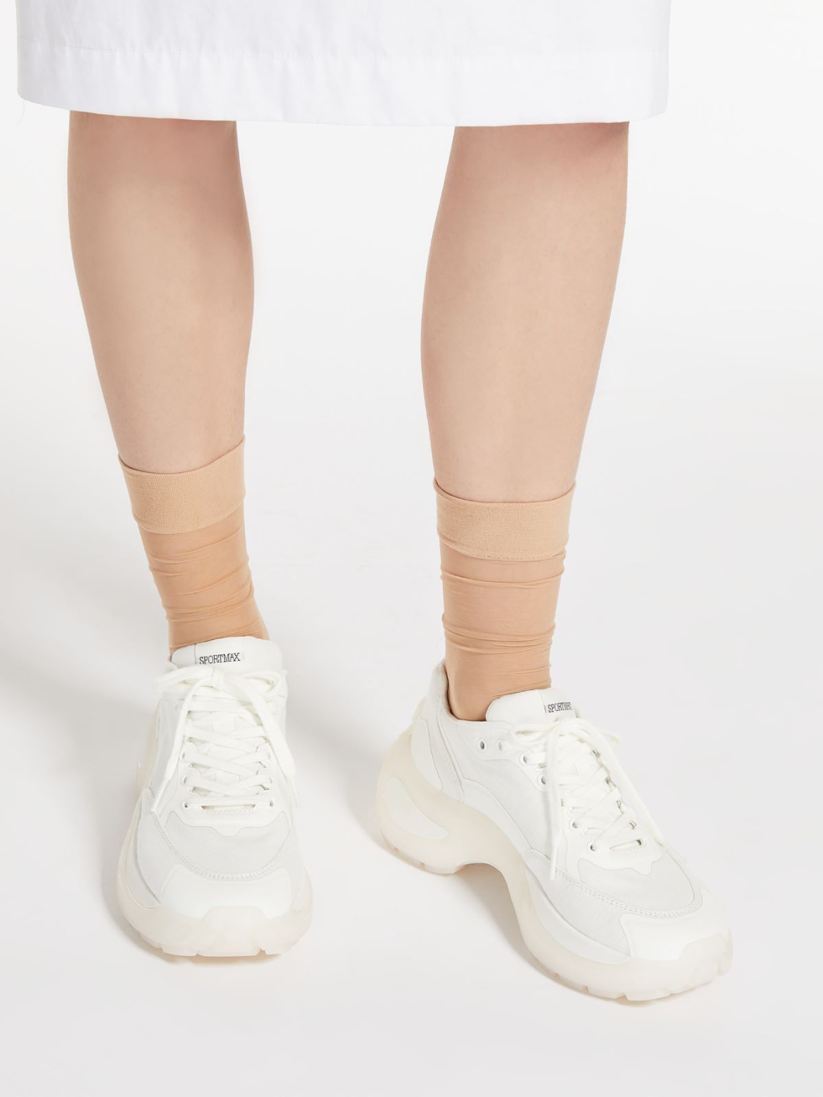 Canvas sneakers with chunky soles