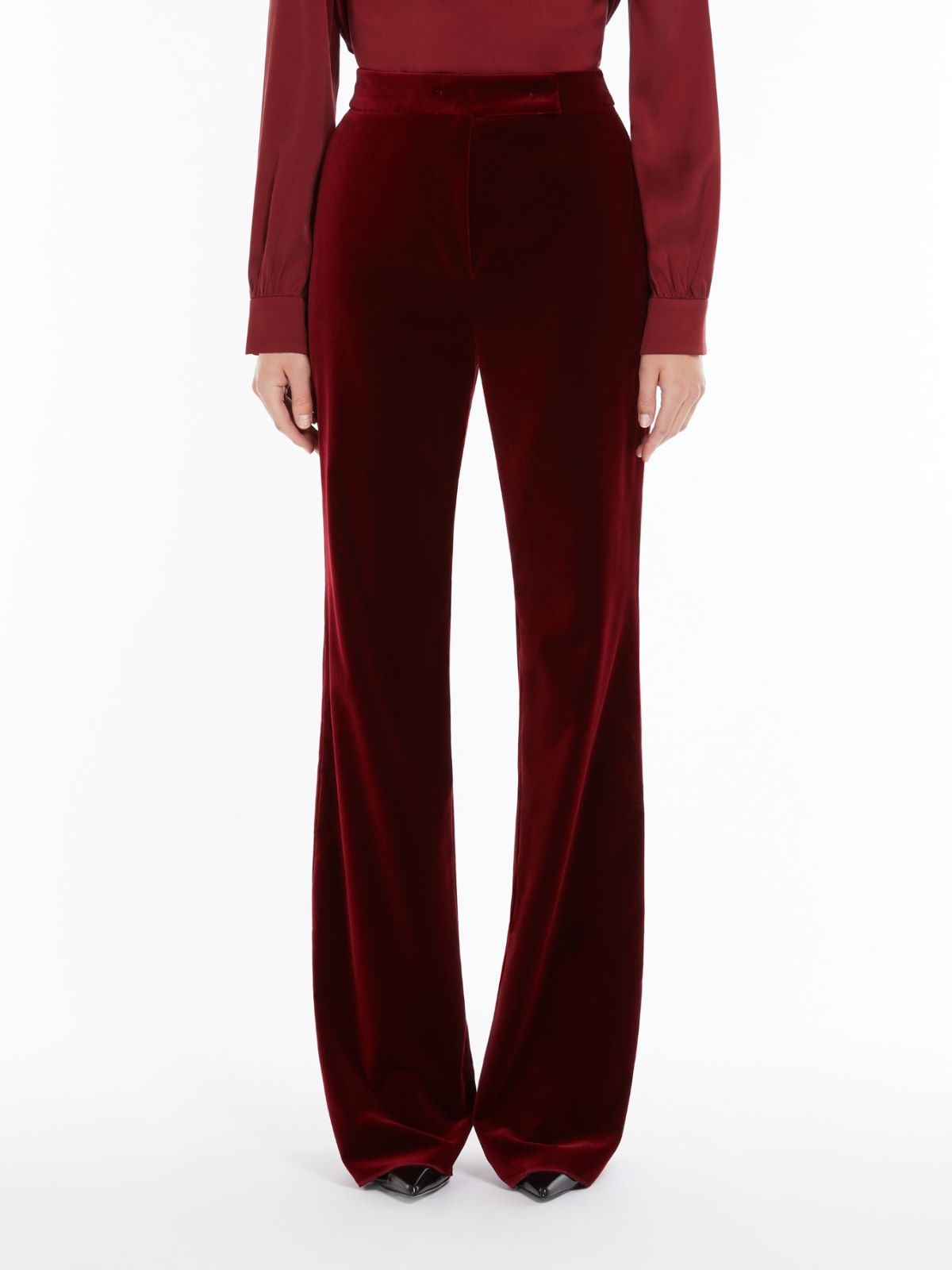 Soft velvet trousers