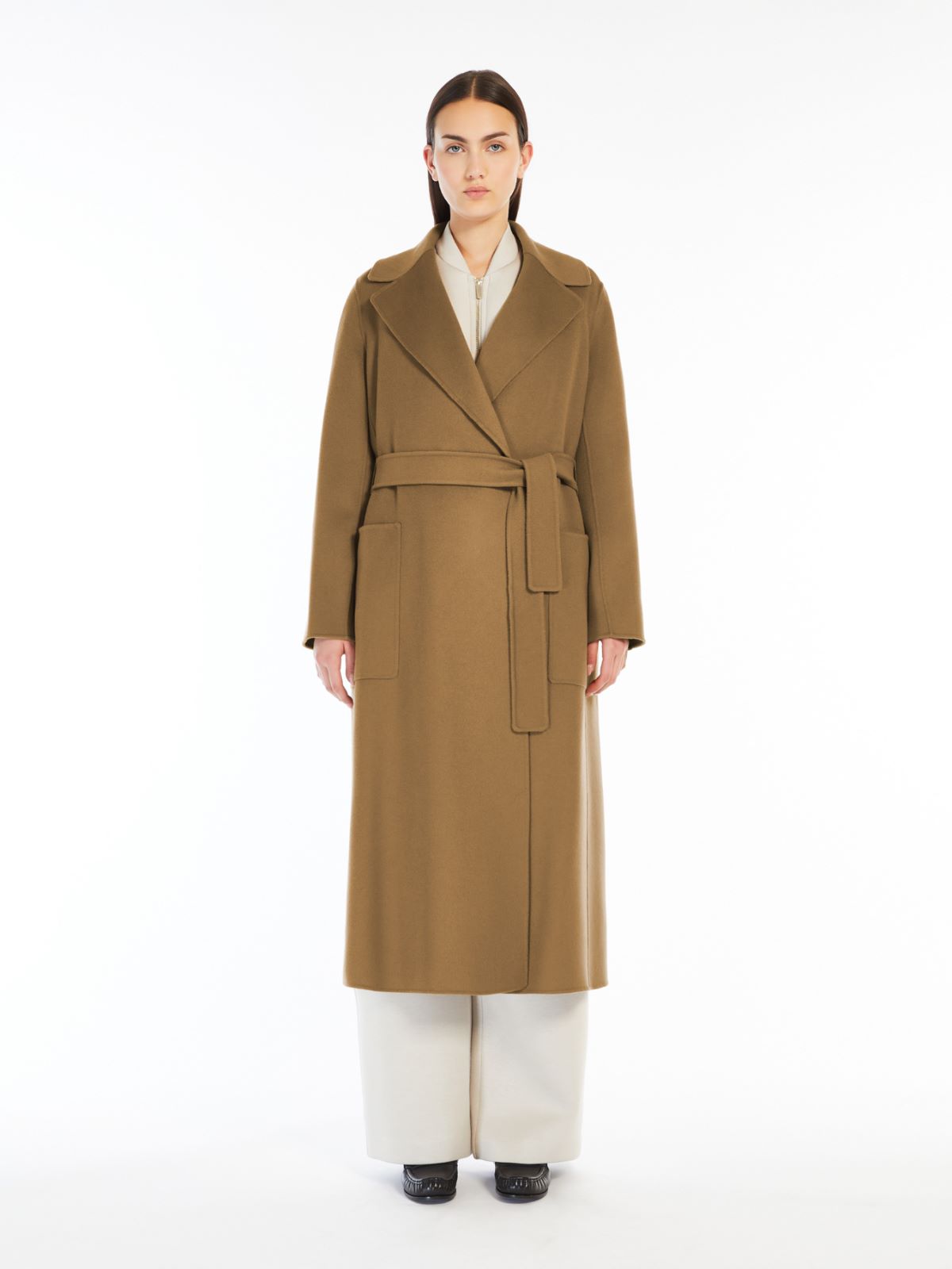 Wool robe coat