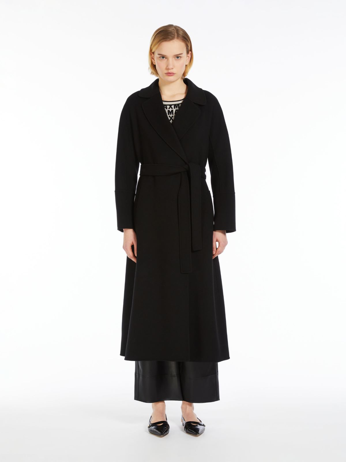 Wool robe coat