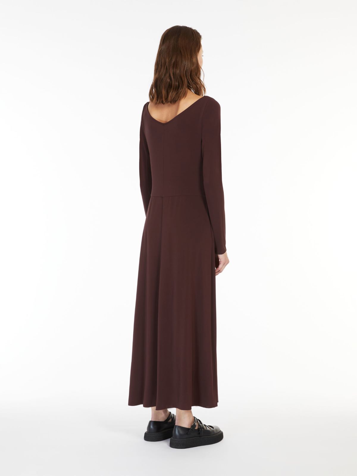 Viscose crepe jersey dress