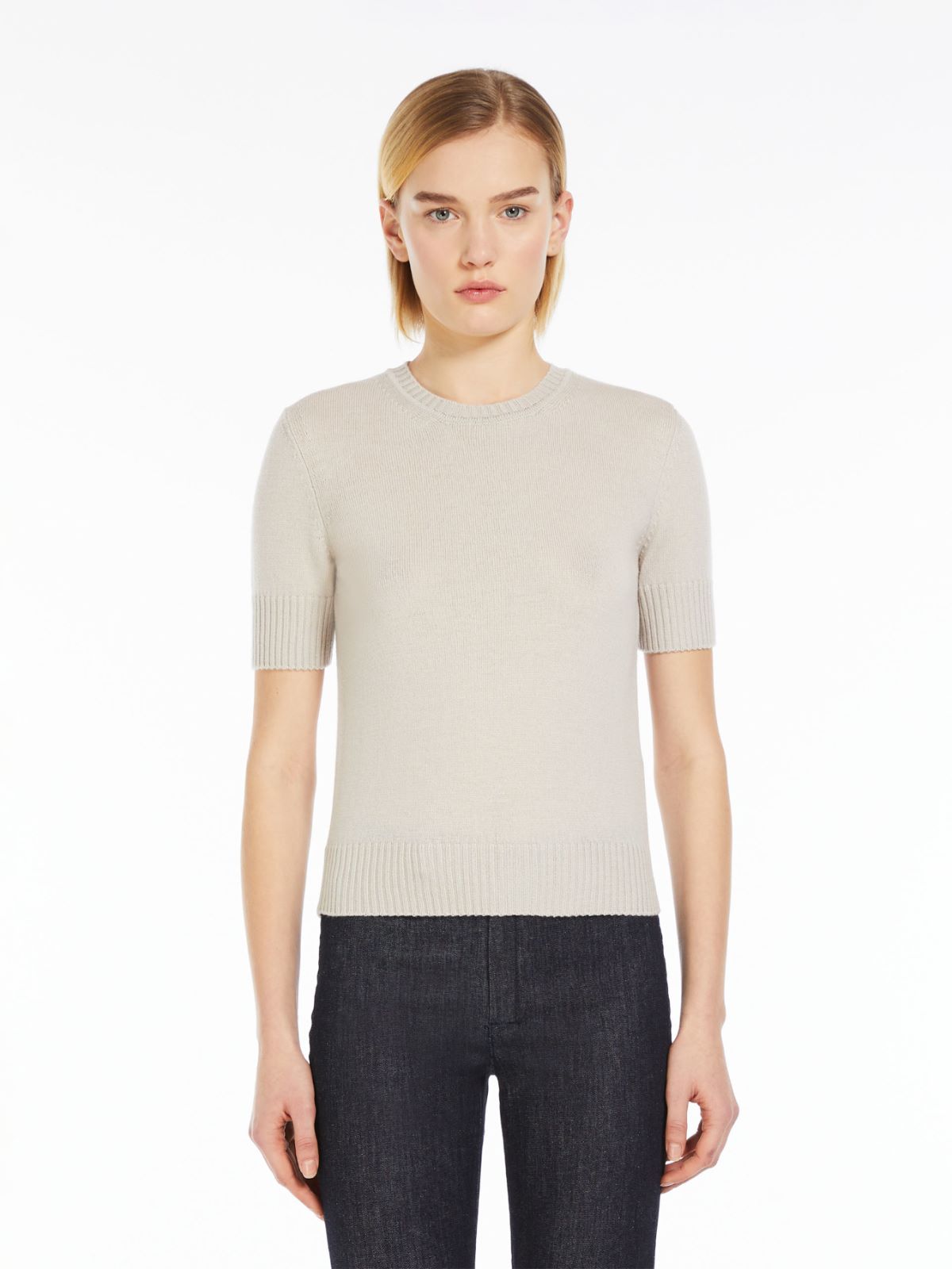 Wool crew-neck sweater