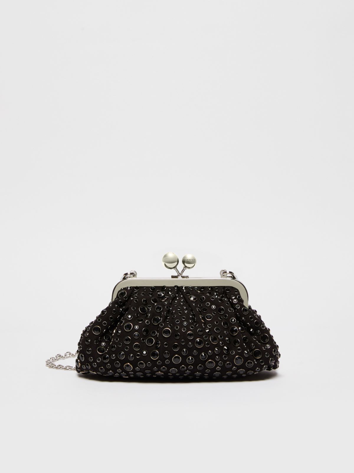 Small crystal leather Pasticcino Bag