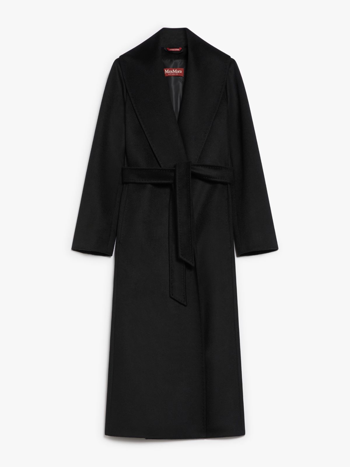 Coat in wool drap