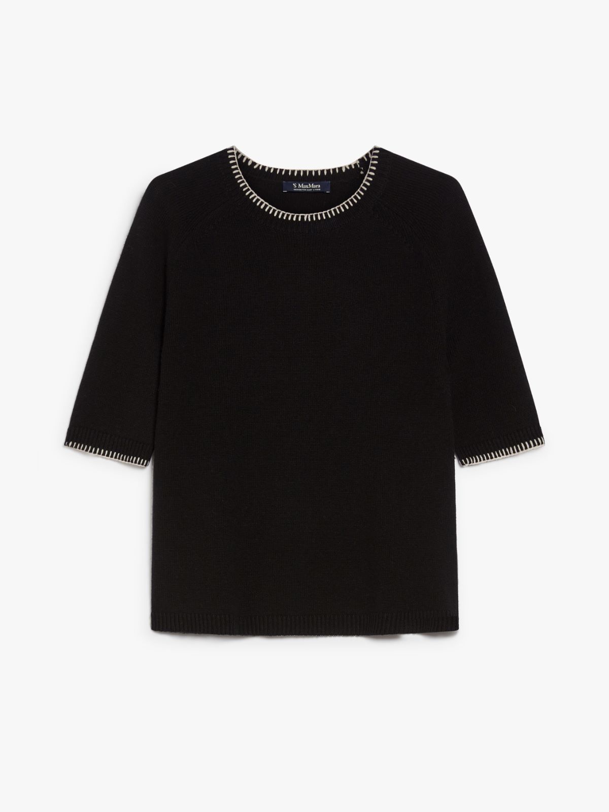 Wool and cashmere crew-neck jumper