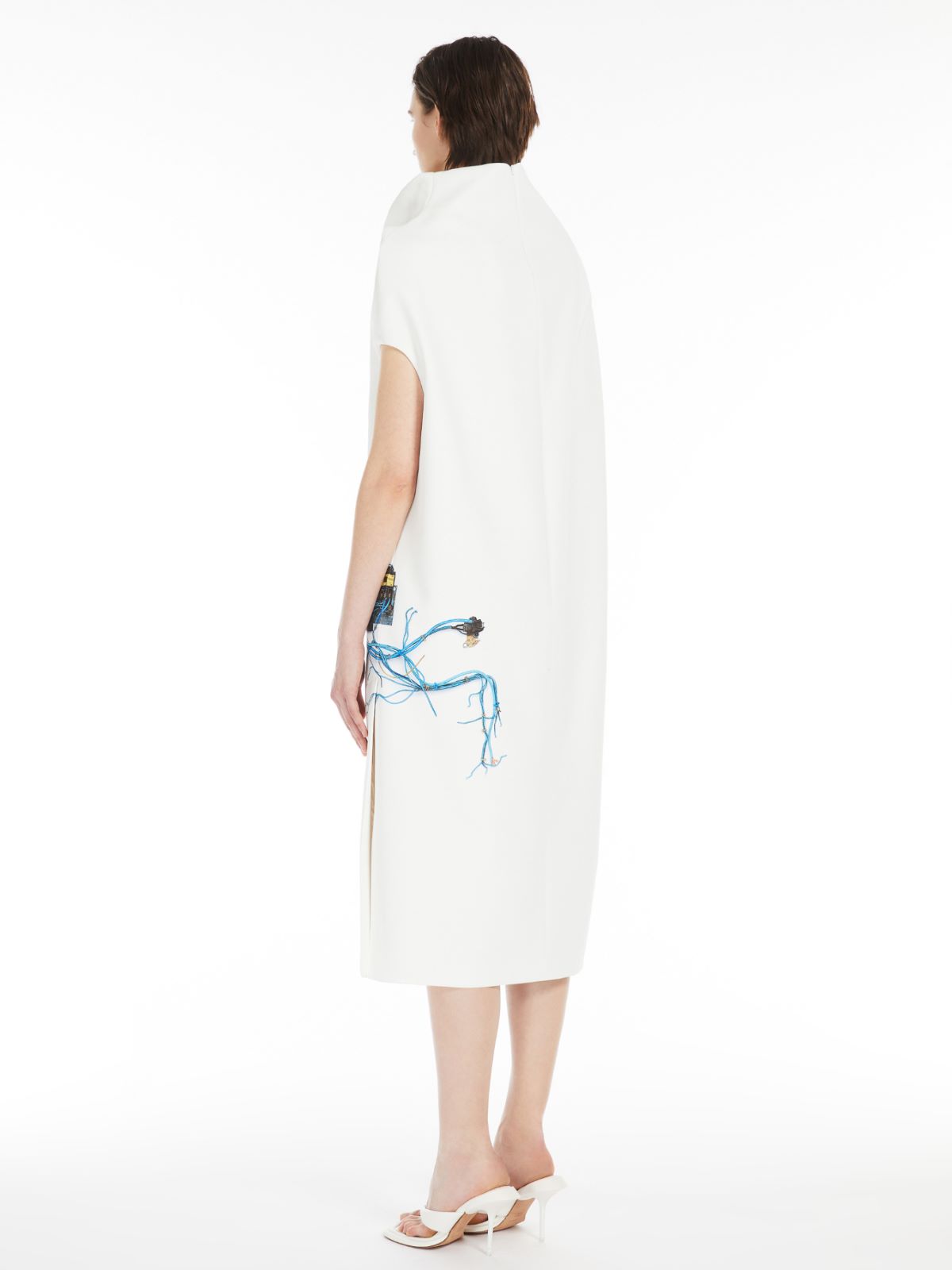 Printed cocoon dress