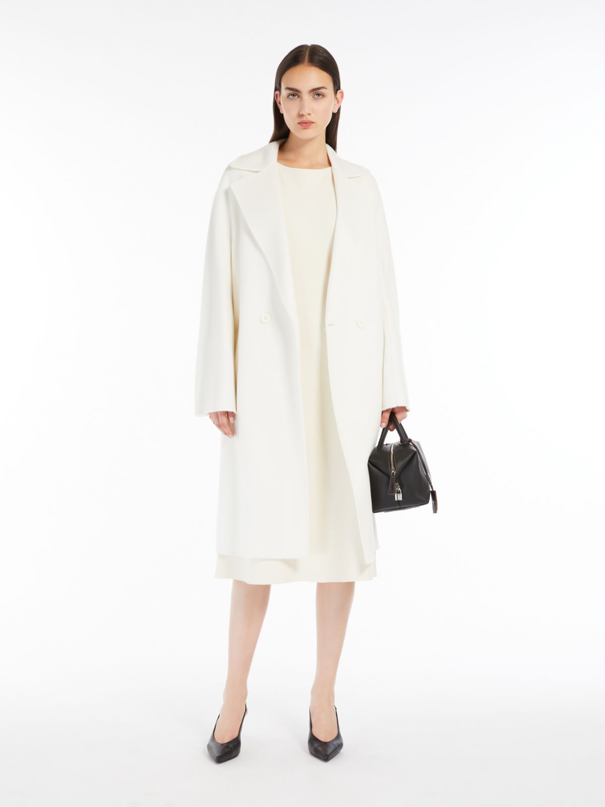 Stretch-viscose flared dress