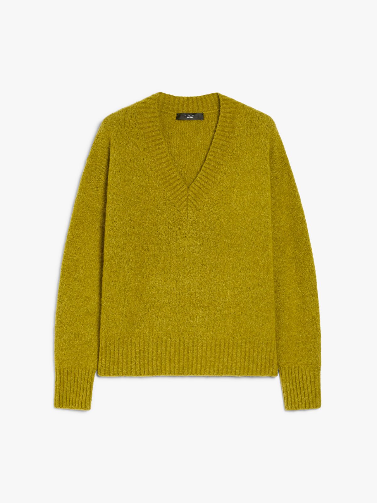 Alpaca and cotton V-neck sweater