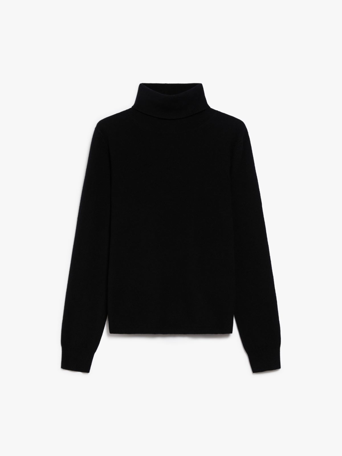 Cashmere polo-neck jumper