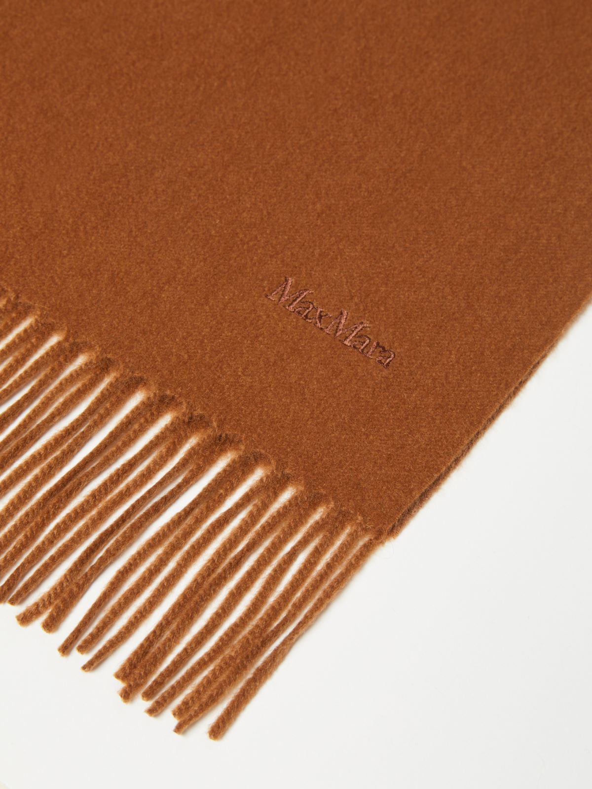 Cashmere stole with embroidery