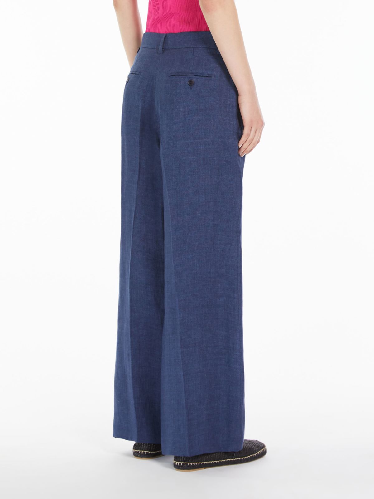 Linen canvas trousers