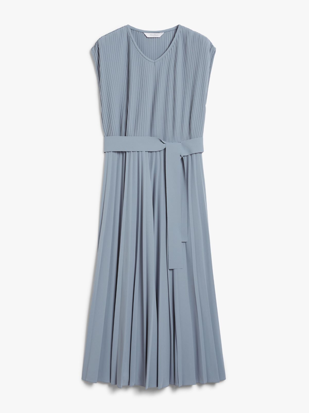 Midi dress in pleated jersey