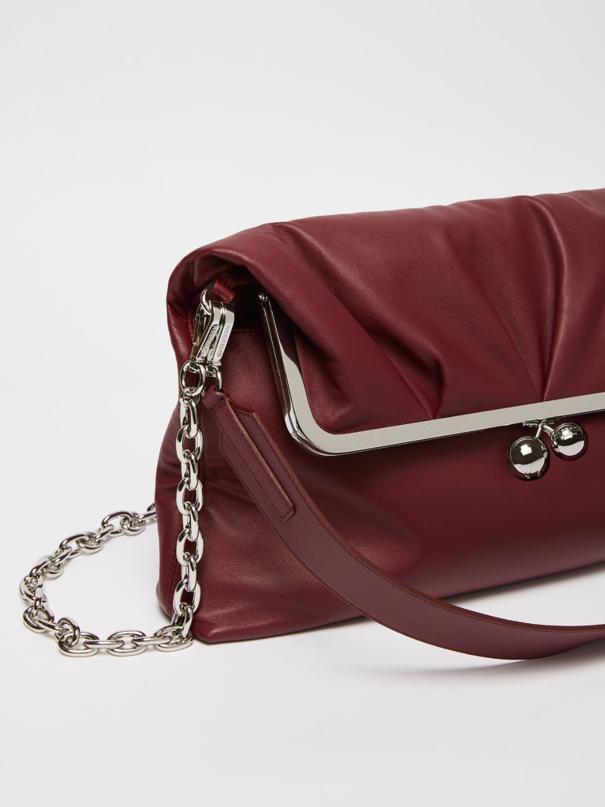 Nappa leather clutch-style Pasticcino Bag