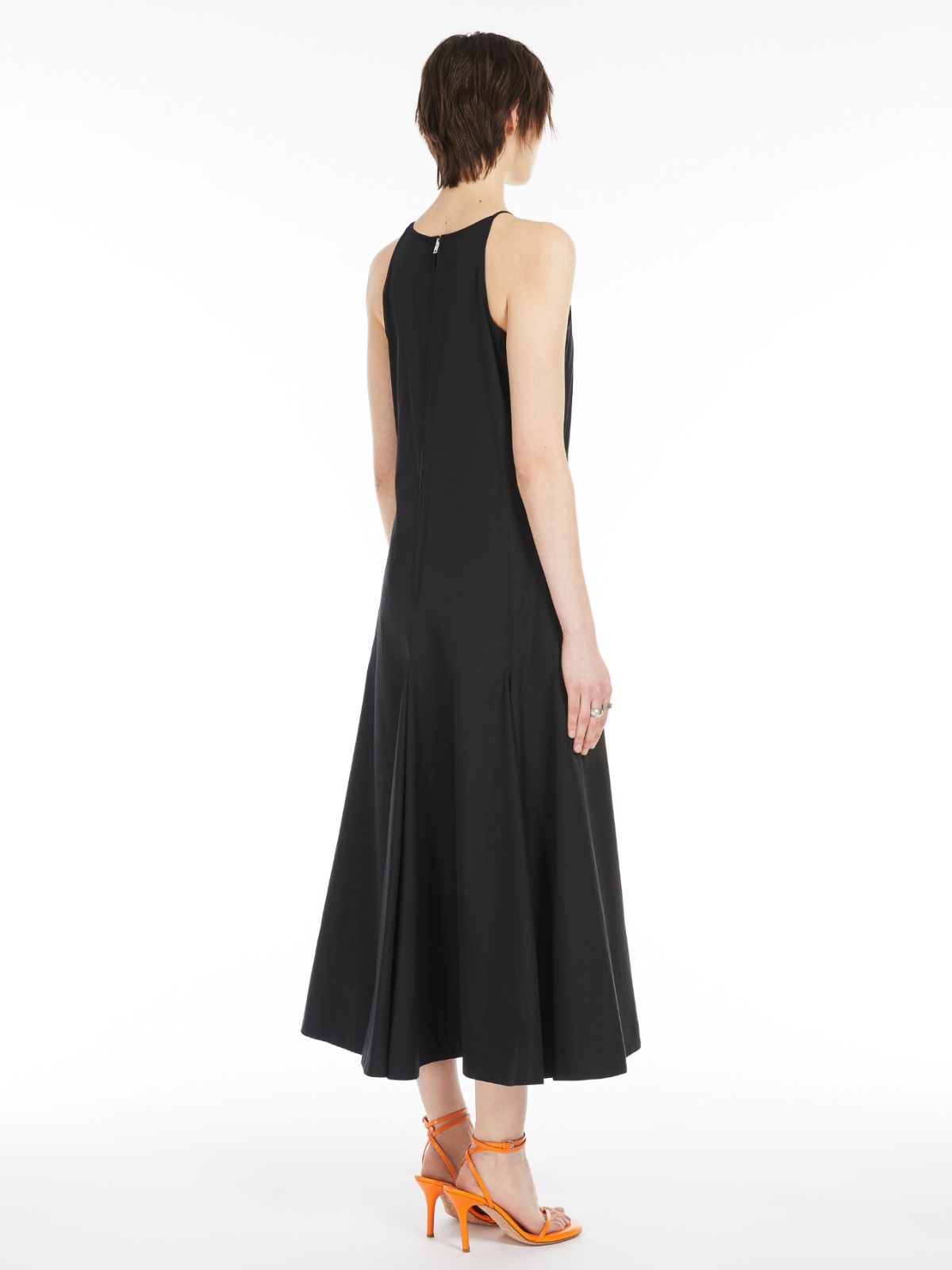 Long poplin dress