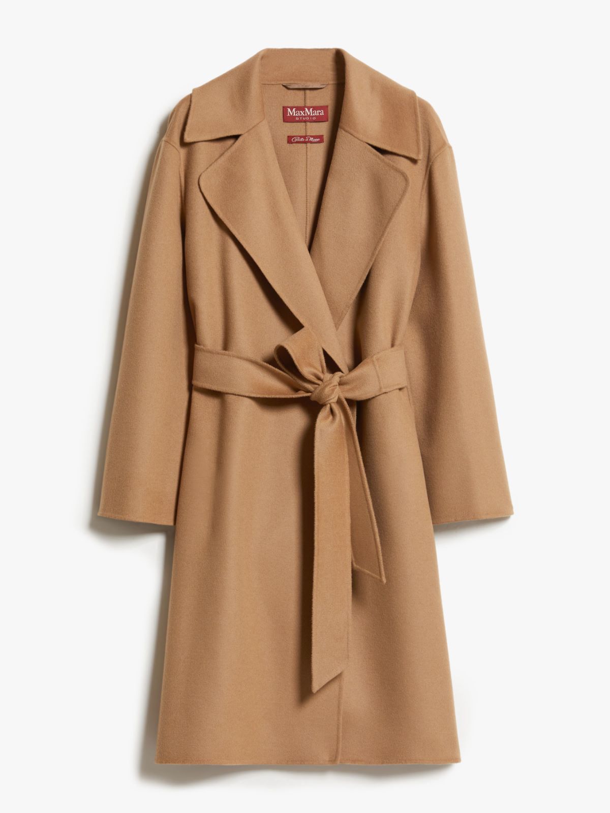 Wool, silk and cashmere coat