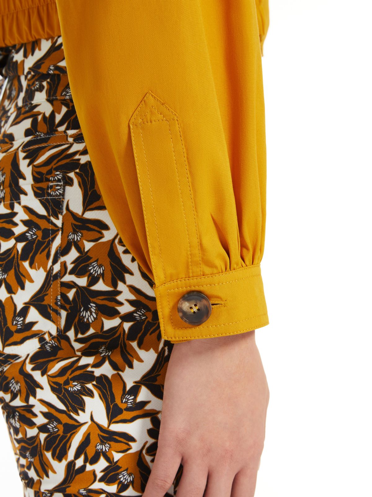 Cotton poplin bomber jacket