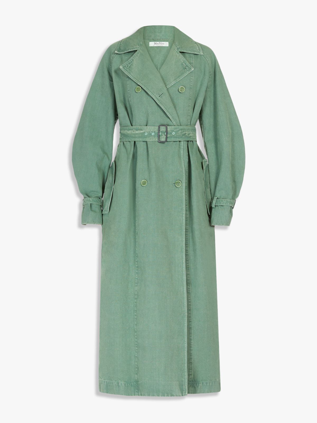 Canvas oversized trench coat