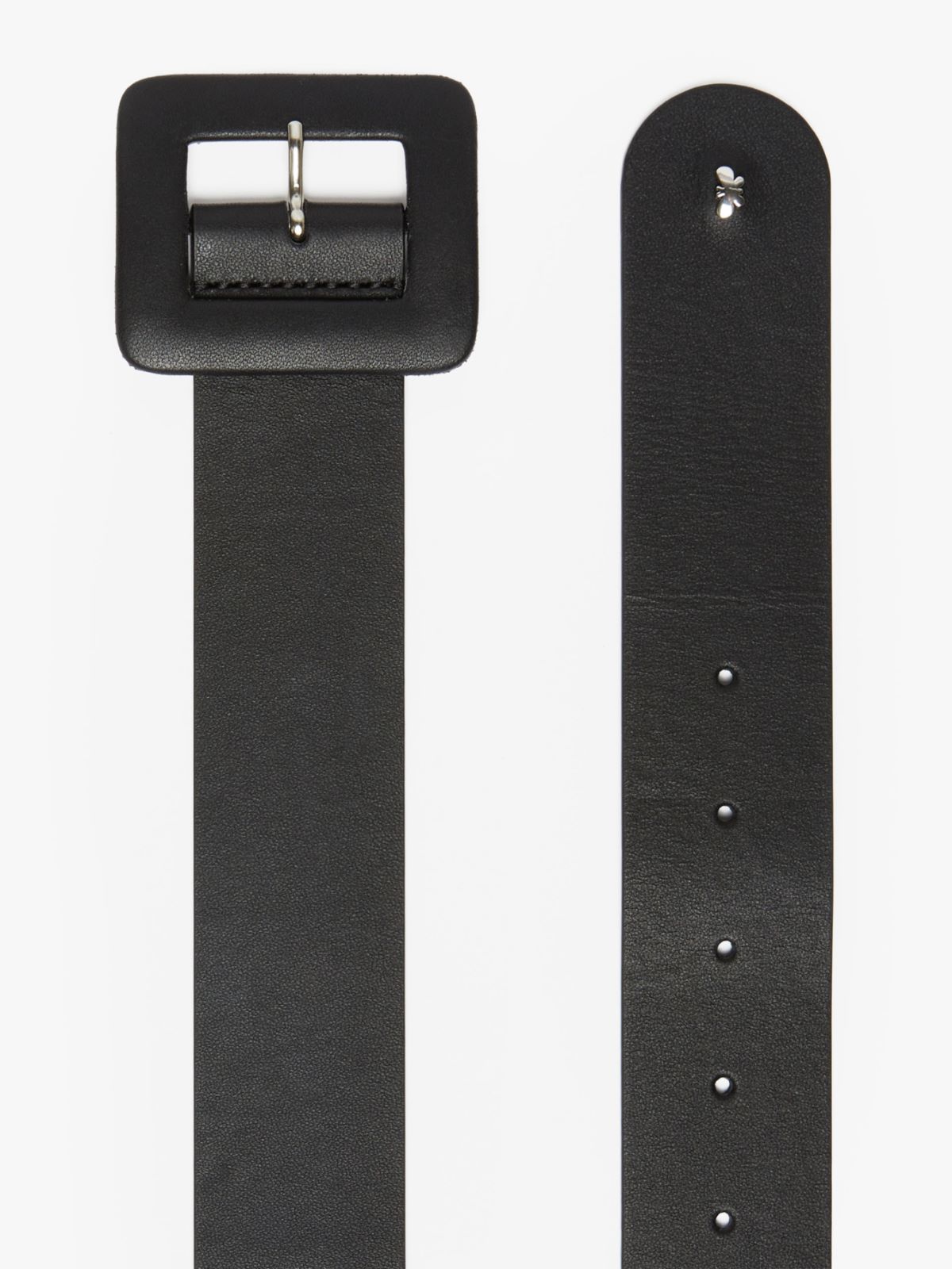 Nappa leather belt
