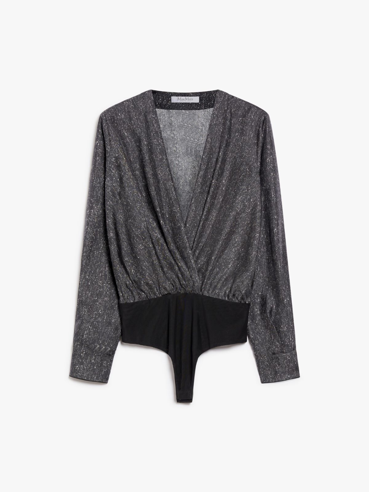 Printed silk body shirt