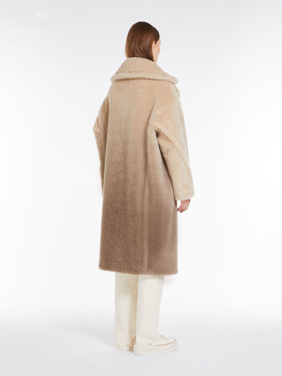 Teddy Bear Icon Coat in wool and alpaca