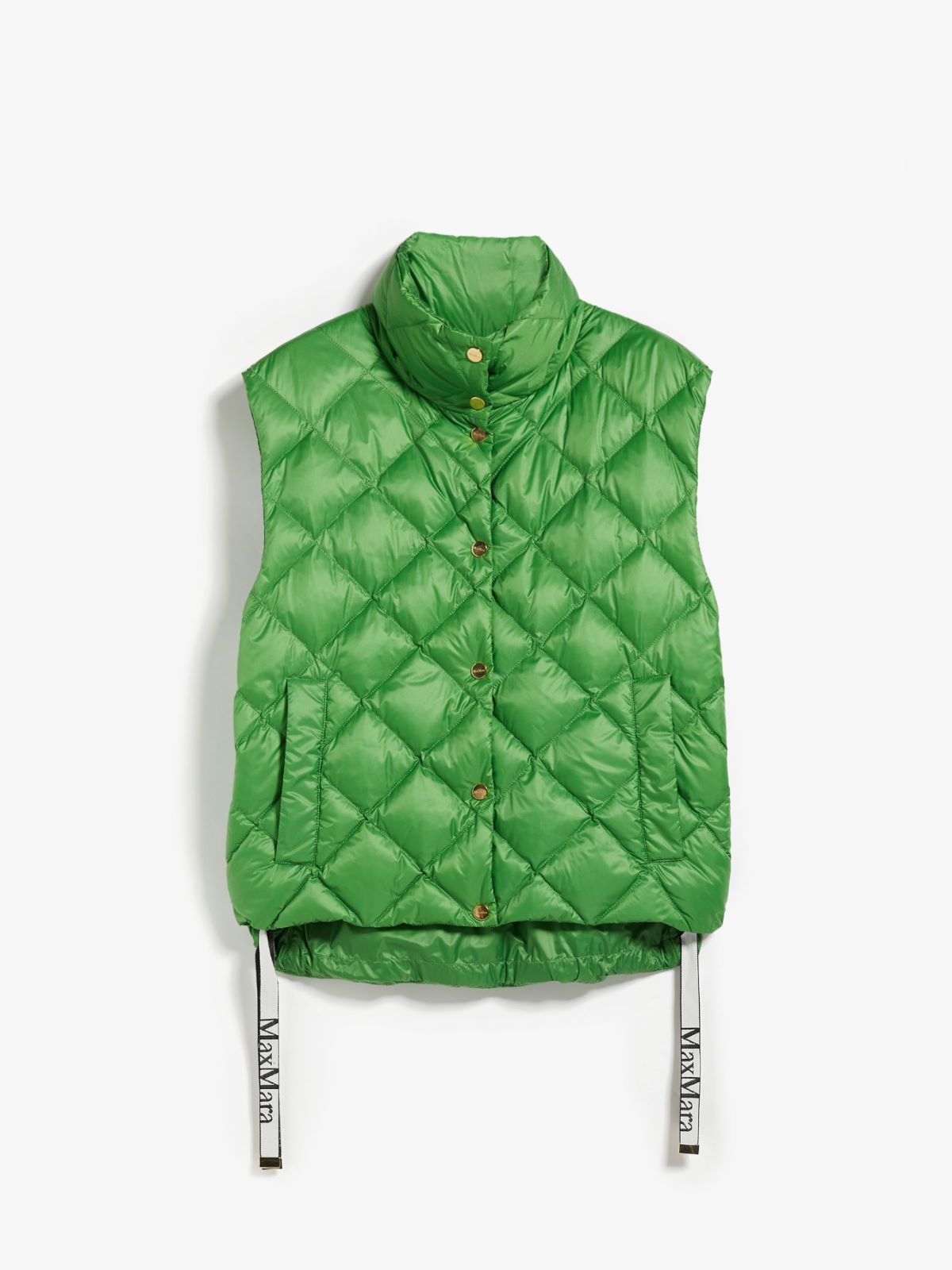 Water-resistant technical canvas gilet