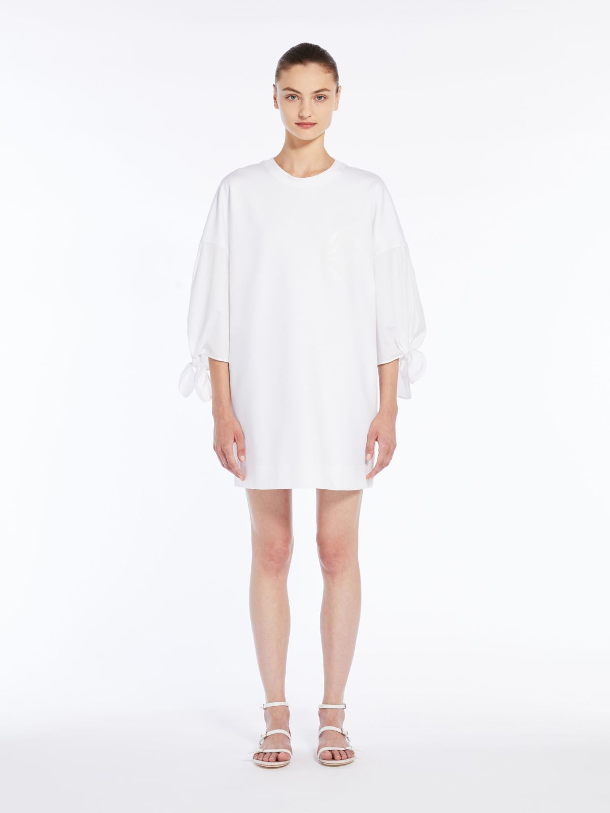Poplin t-shirt dress