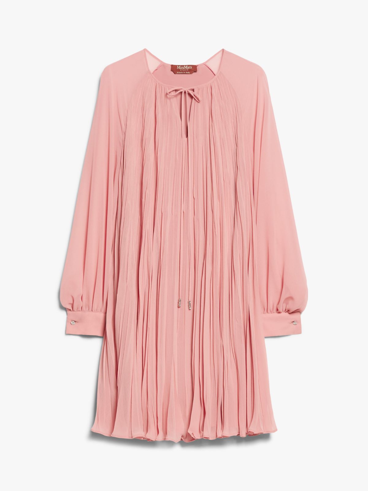 Sablé georgette flared dress