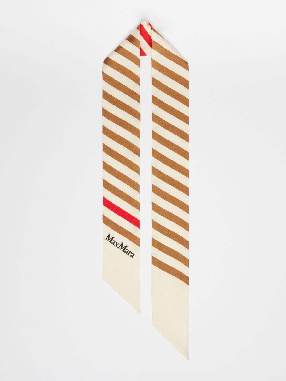 Printed silk bandeau