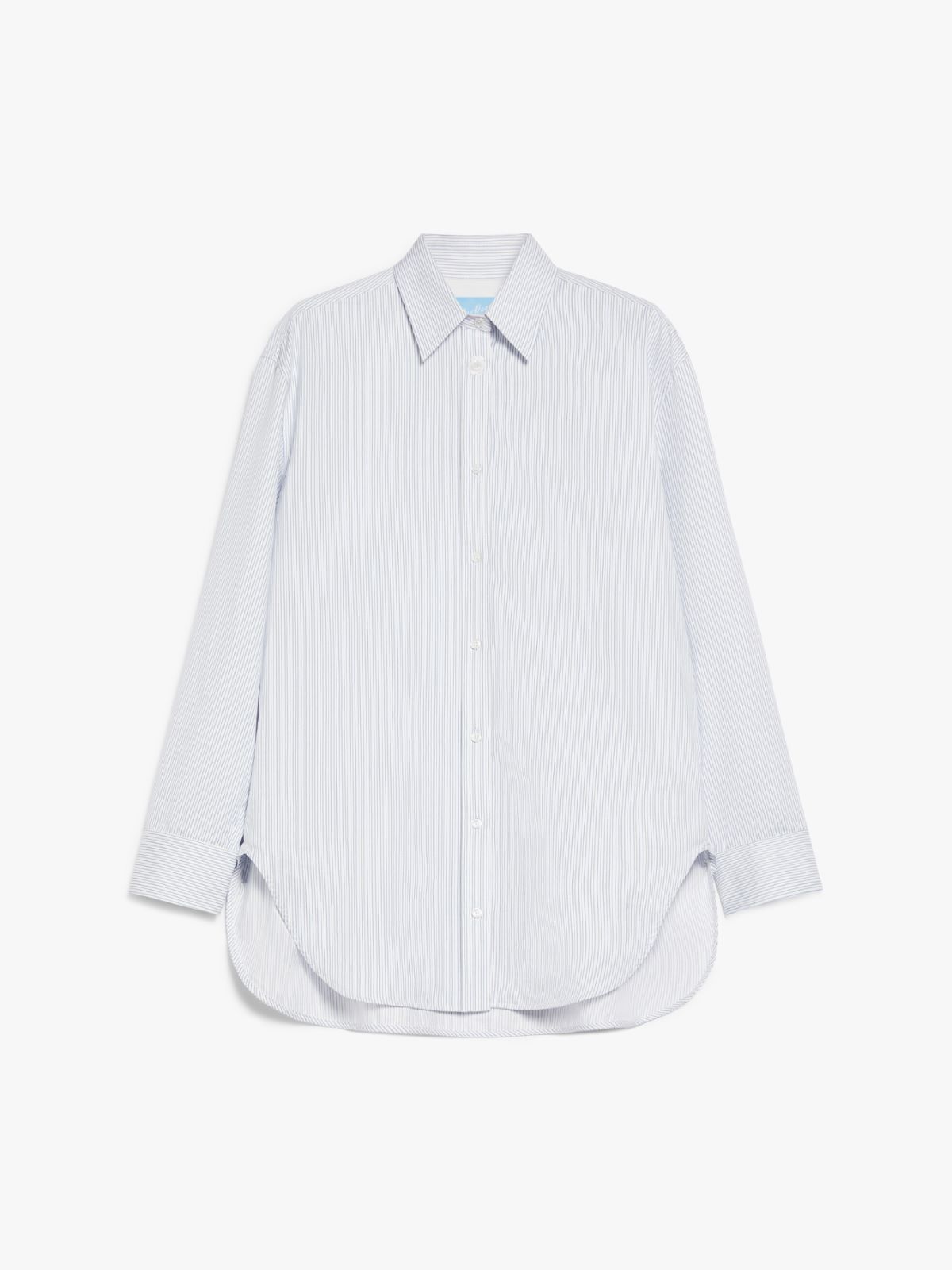 Oversized cotton twill shirt