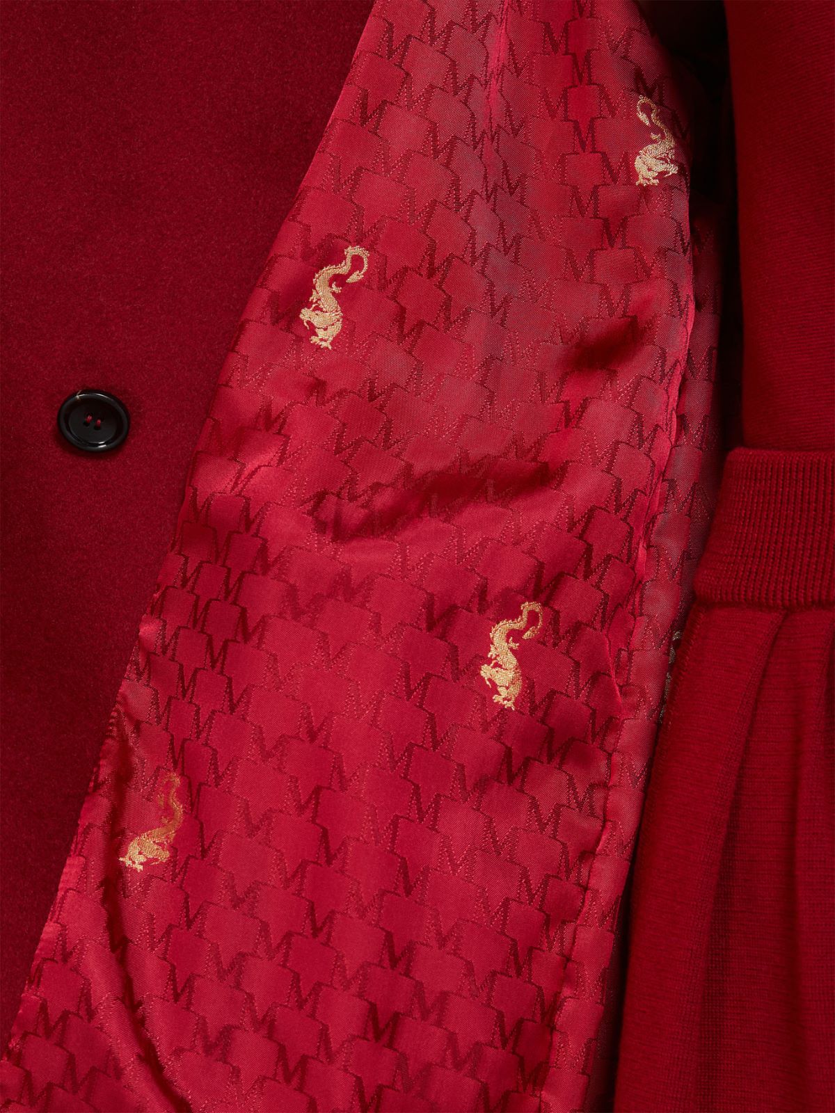 Short 101801 Icon Coat in wool and cashmere