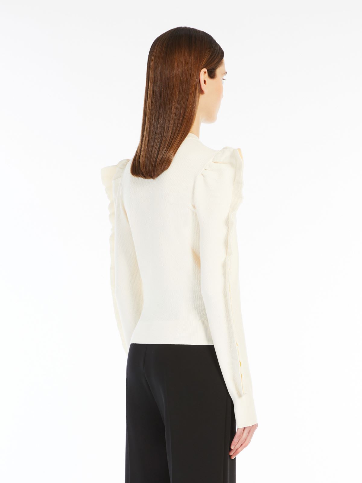 Stretch-viscose jumper