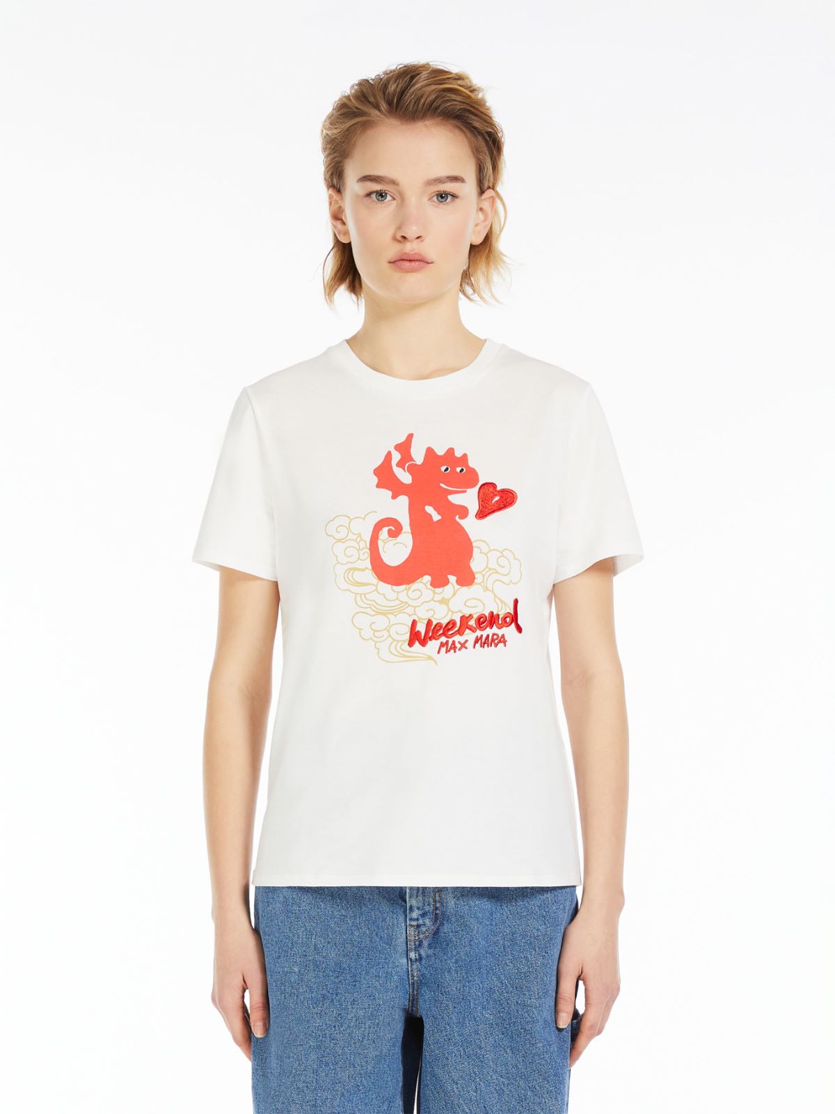 Printed jersey T-shirt