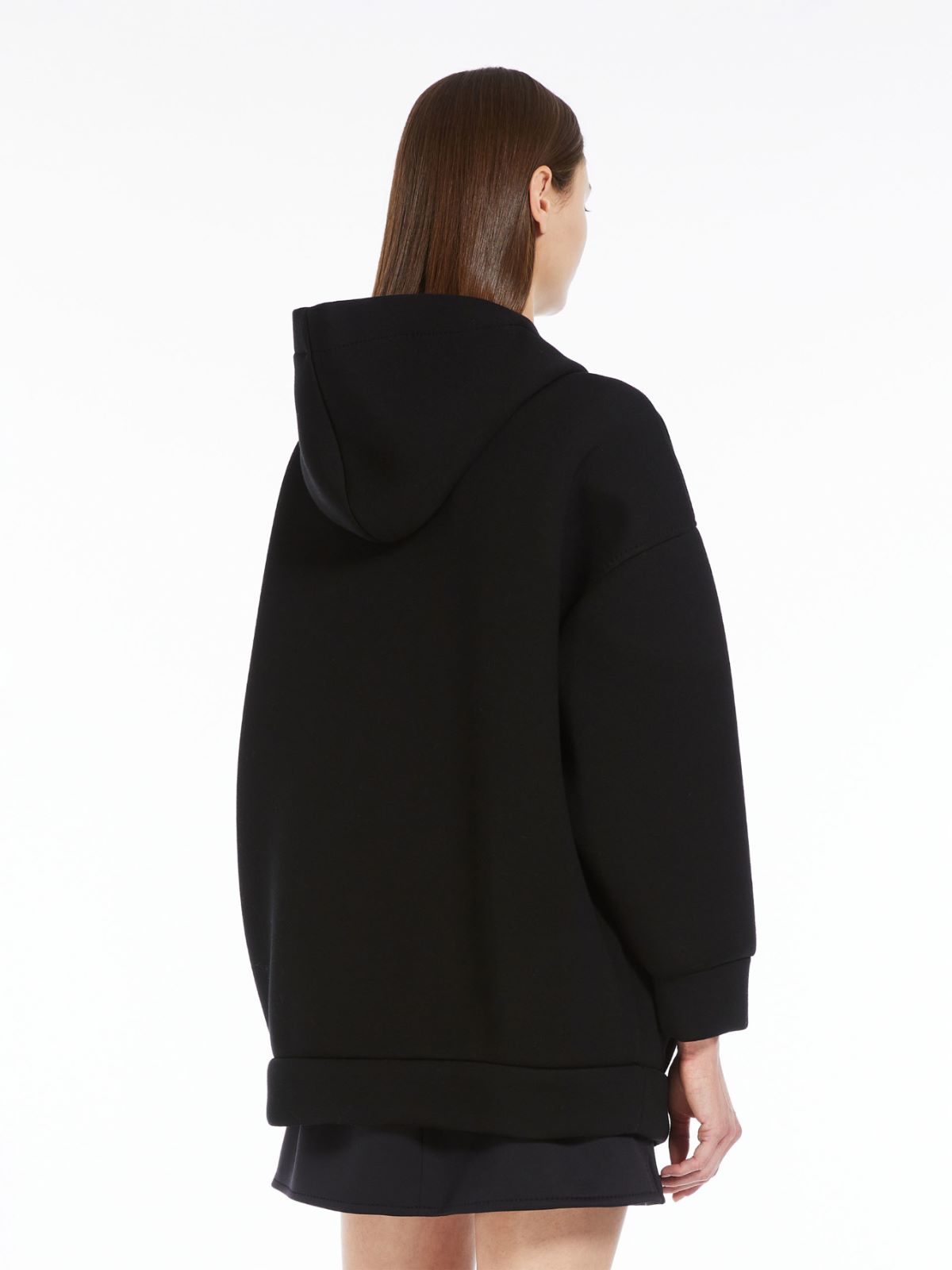 Oversized technical-jersey sweatshirt