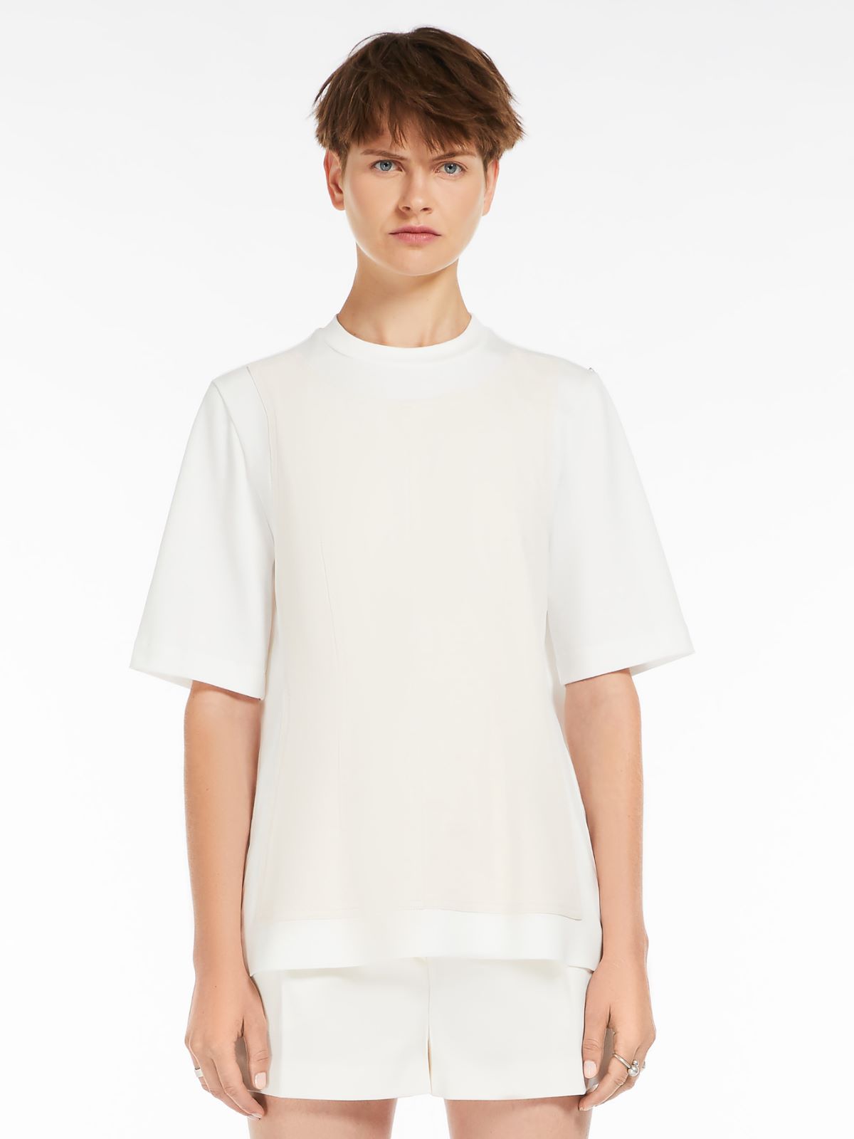 Inlay-detail T-shirt