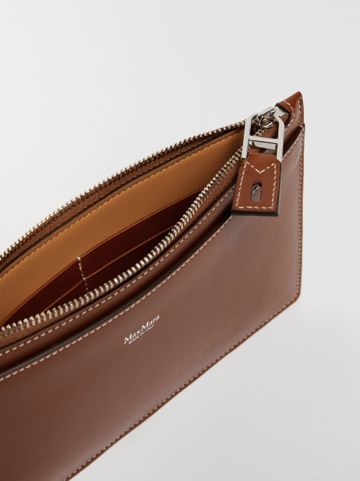 Wrist-strap leather pouch