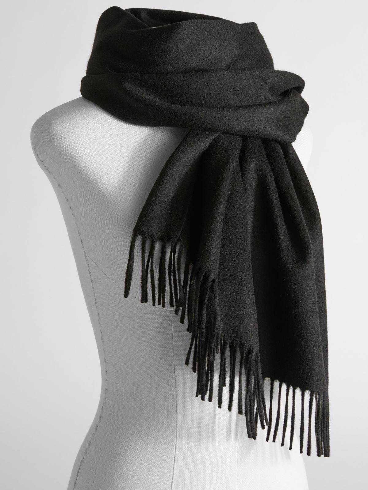 Camel stole with logo