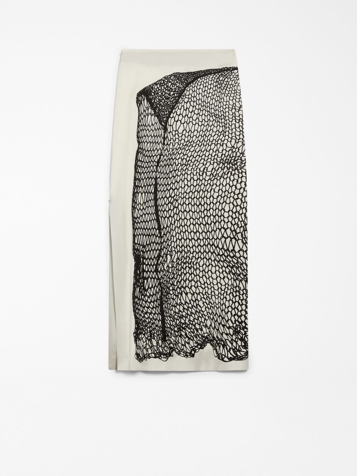 Lightweight satin skirt