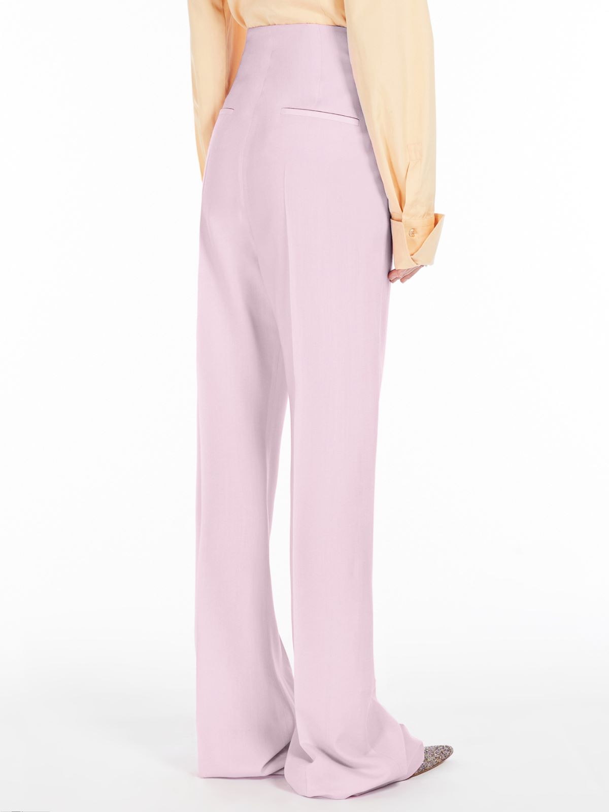 Slim and flared trousers