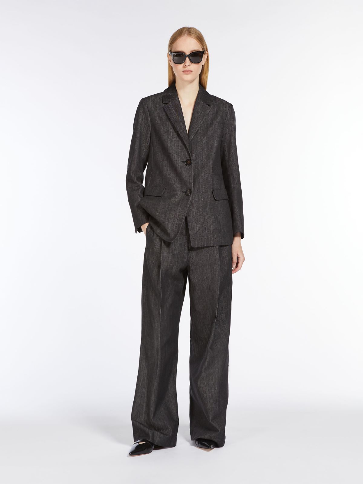 Denim-look cotton jacket