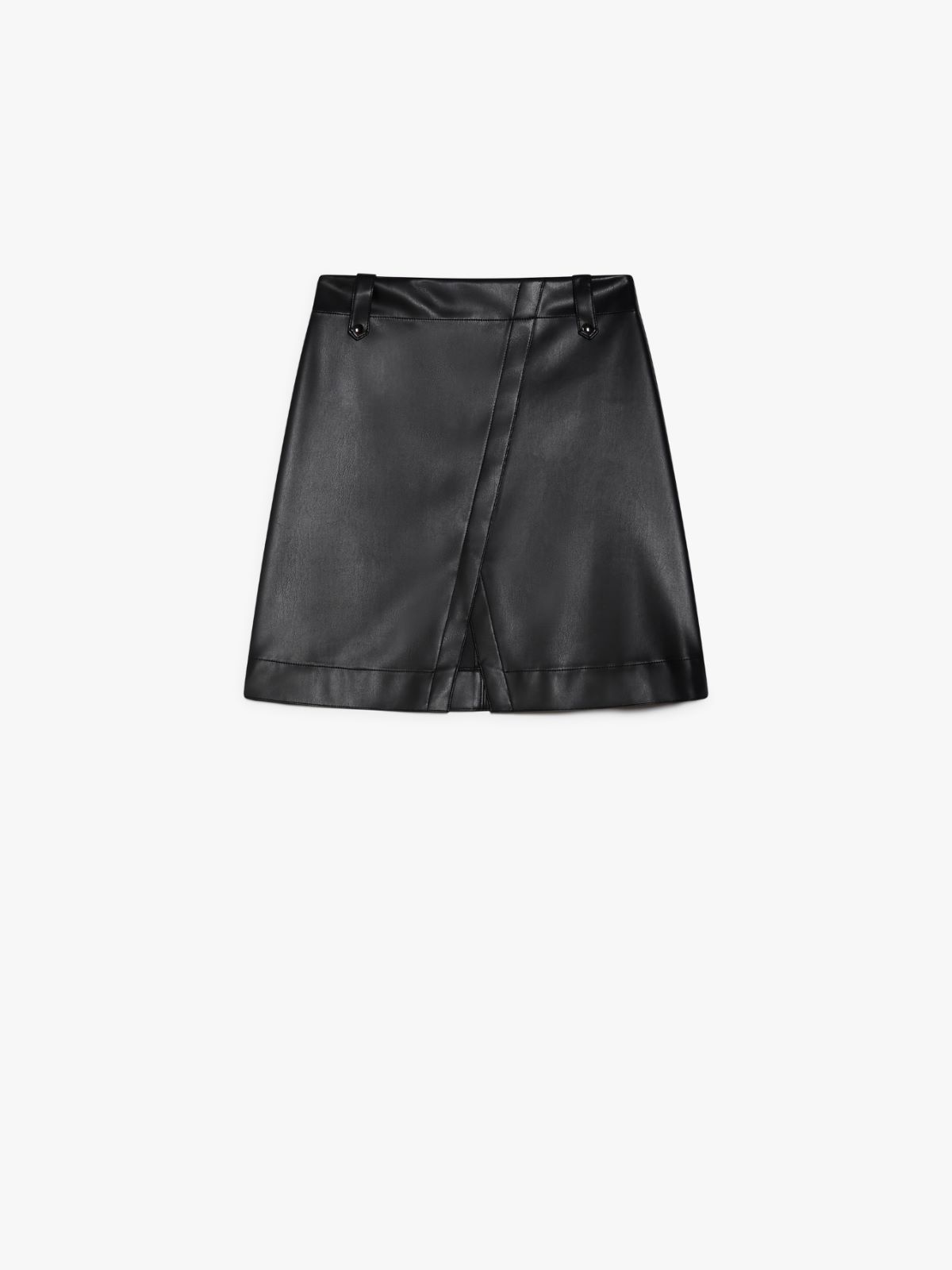 Short jersey skirt